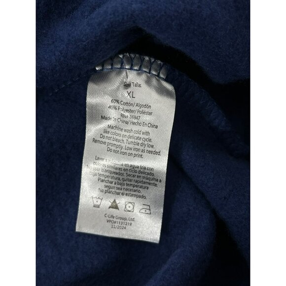 Peanuts Snoopy Basketball Mens Hoodie XL Blue - Picture 10 of 10